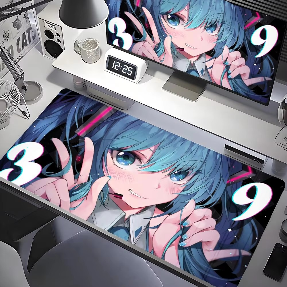 Pc Gaming Hatsune Miku - H-Hatsunes Miku Mouse Pad Desk Mouse