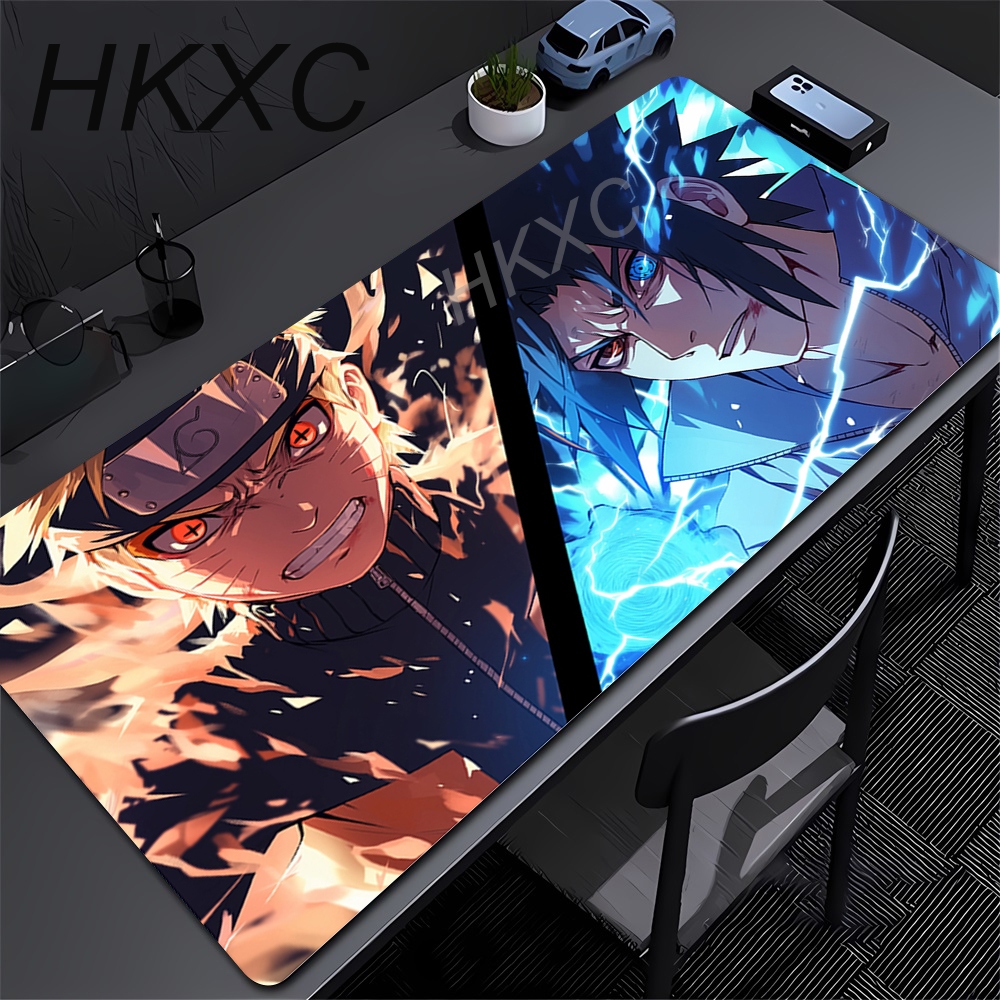 Pc Gaming Naruto - Laptop Gaming Desk Mat Black And