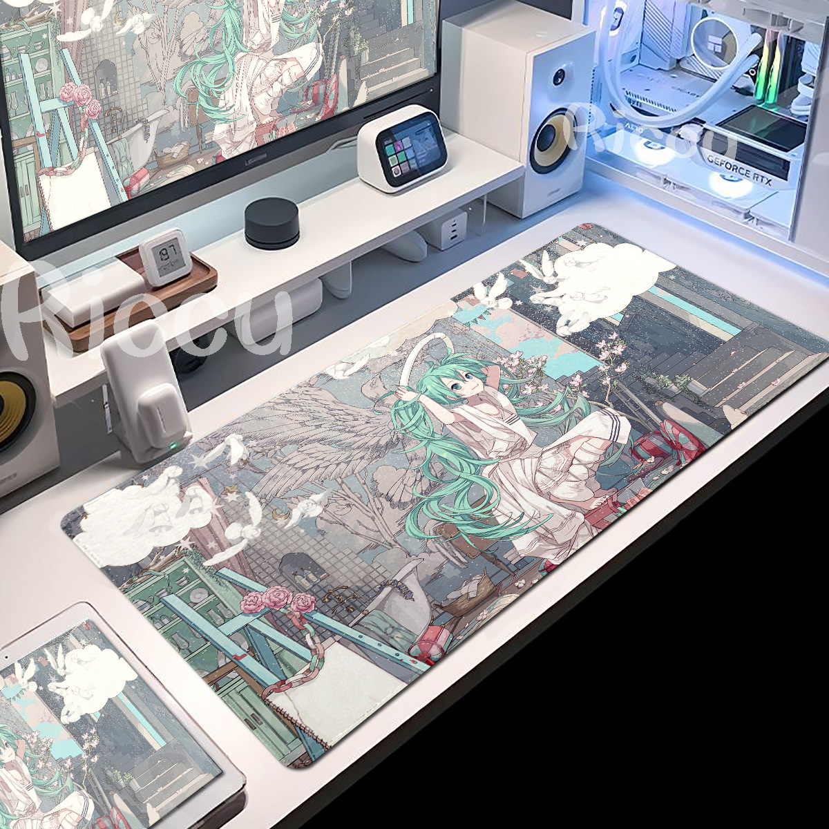 Pc Gaming Hatsune Miku - Large Gaming Mouse Pad Hatsune M-miku