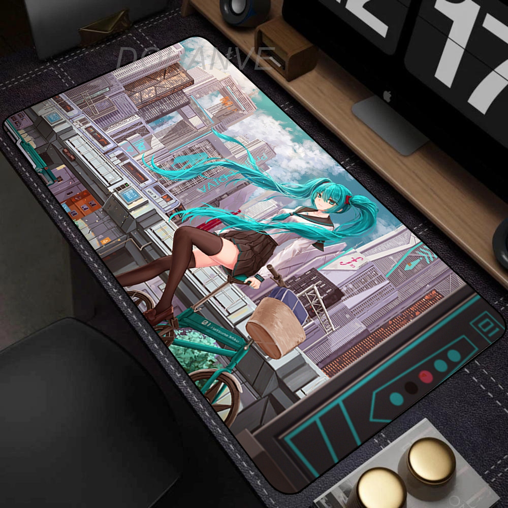 Pc Gaming Hatsune Miku - Anime Girl Mouse Pad Gamer Keyboard