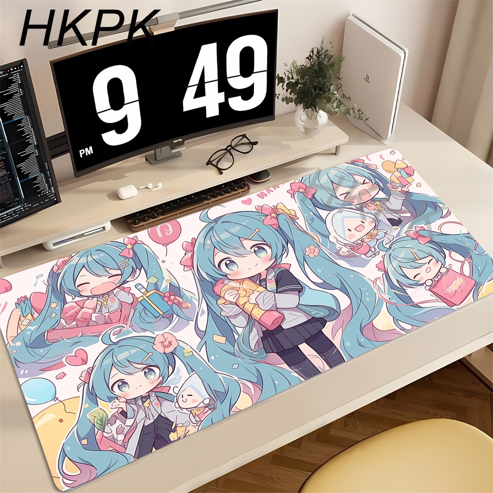 Anime Mouse Pad Gamer Keyboard - Pc Gaming Hatsune Miku ulasan dan harga