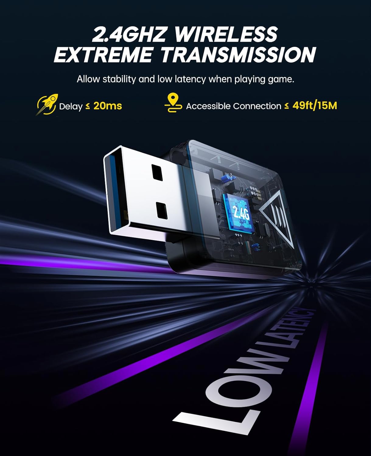 2.4GHz Wireless Gaming Headset - Pc Gaming New ulasan dan harga