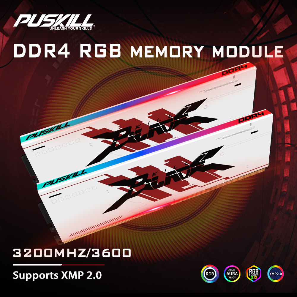 PUSKILL RGB DDR4 Memoria RAM 8 - Pc Gaming Ddr4 ulasan dan harga