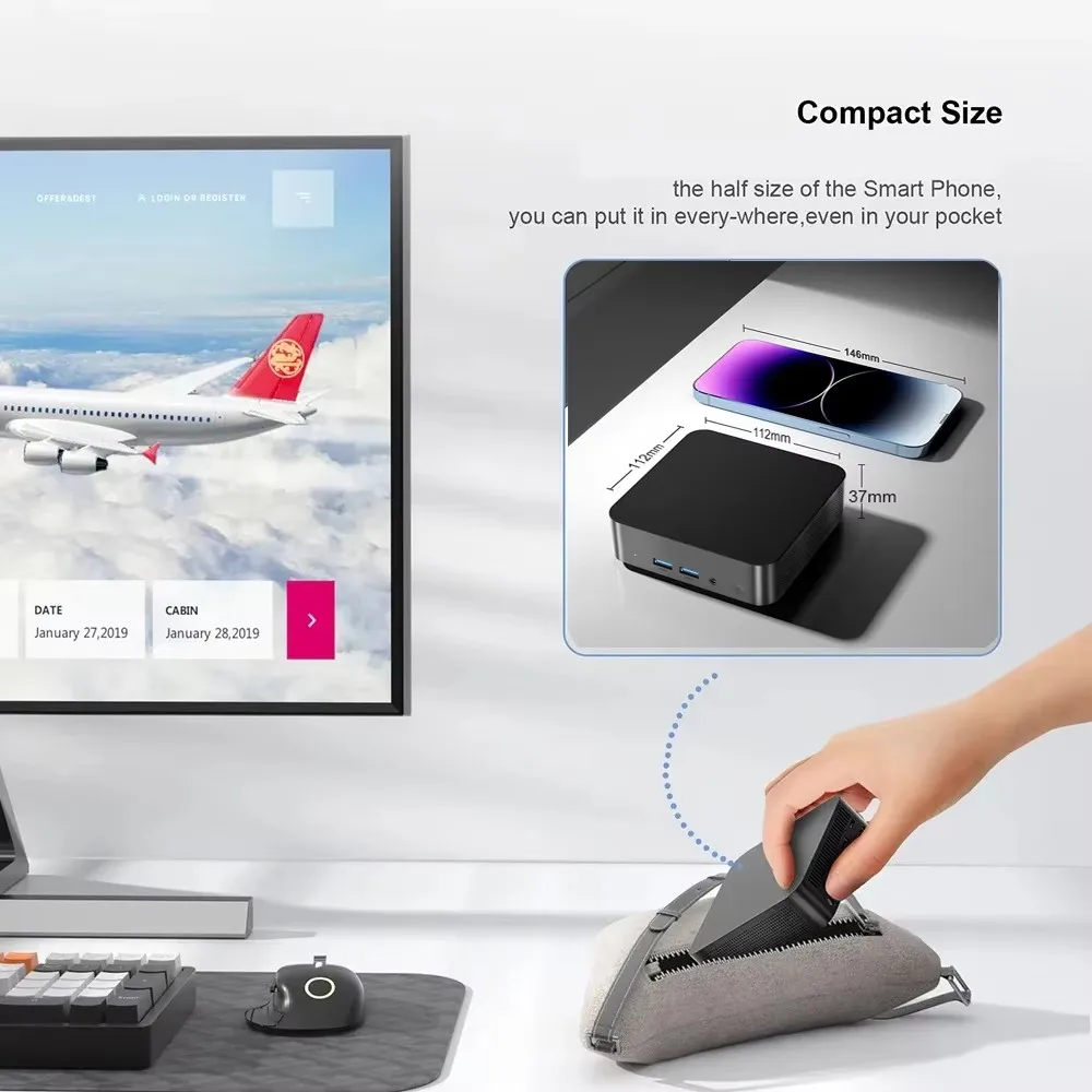 2026 Mini PC Intel Core i3-610 - Pc Gaming Ddr4 ulasan dan harga