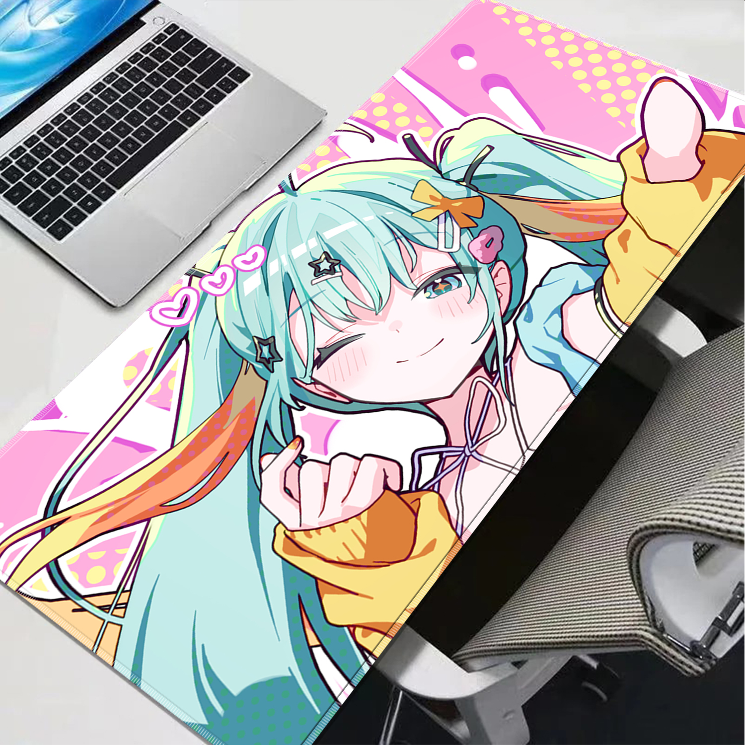 Anime Gaming Mouse Mat Hatsune - Pc Gaming Hatsune Miku ulasan dan harga