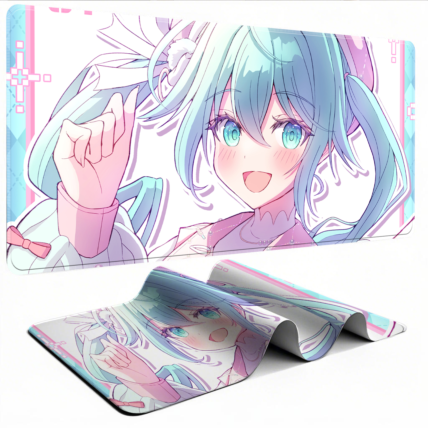 Anime Gaming Mouse Mat Hatsune - Pc Gaming Hatsune Miku ulasan dan harga