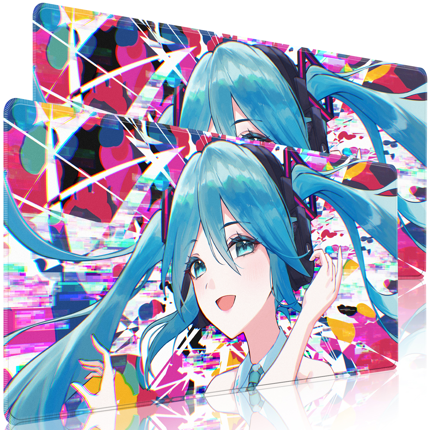 Anime Gaming Mouse Mat Hatsune - Pc Gaming Hatsune Miku ulasan dan harga