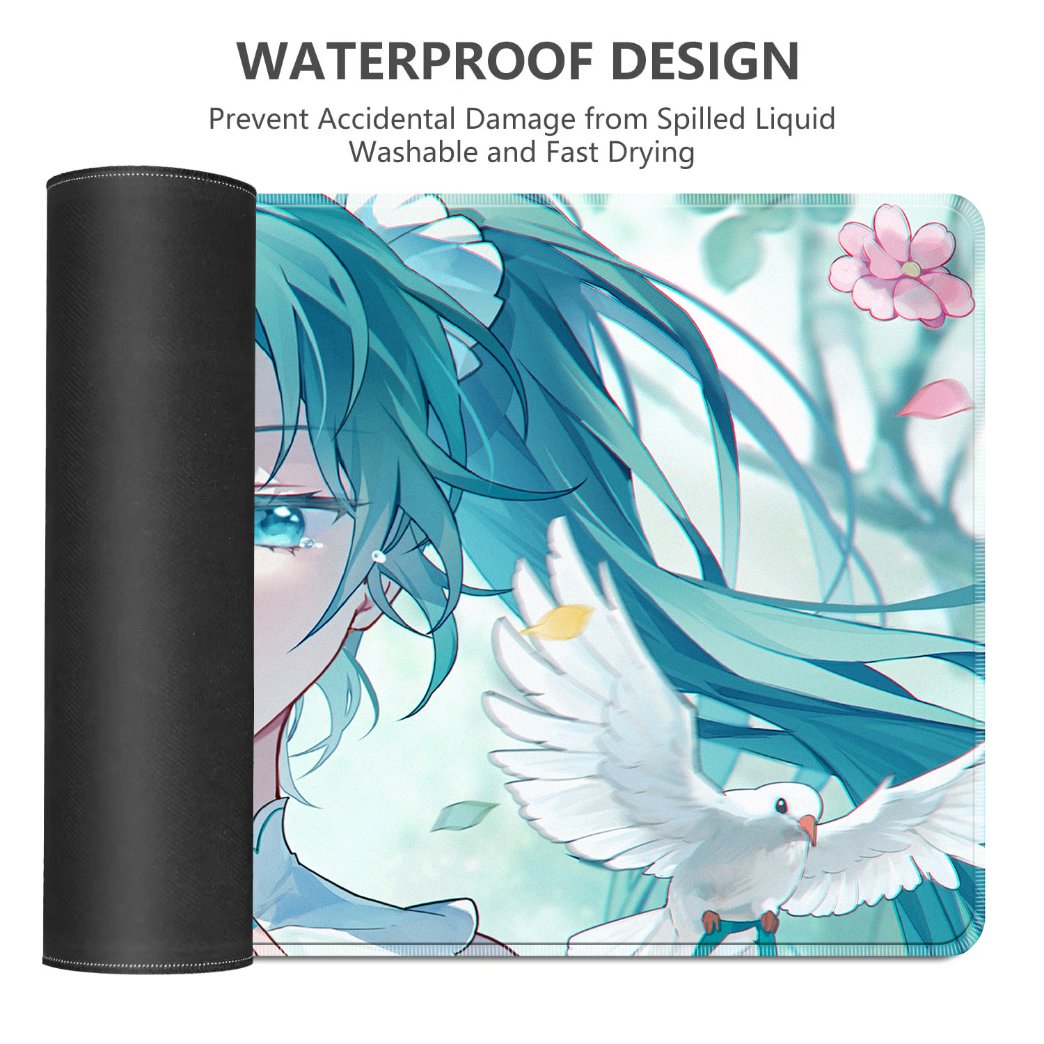 Anime Gaming Mouse Mat Hatsune - Pc Gaming Hatsune Miku ulasan dan harga