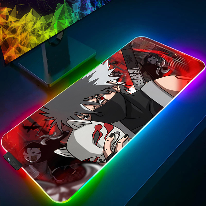 RGB Mouse Pad Naruto Kakashi H - Pc Gaming Naruto ulasan dan harga