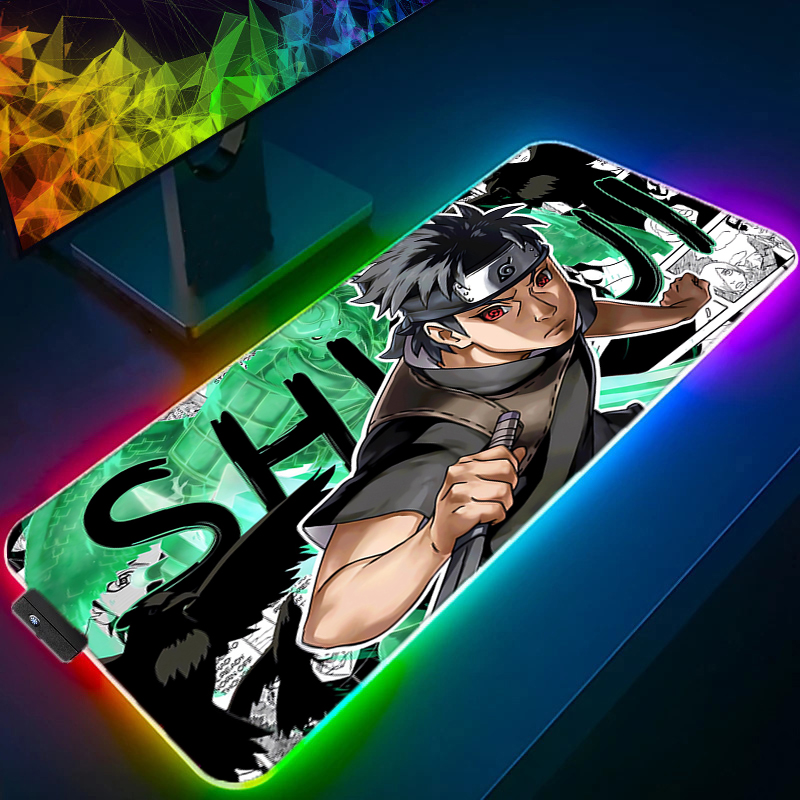 RGB Large E-sports Mouse Pad d - Pc Gaming Naruto ulasan dan harga