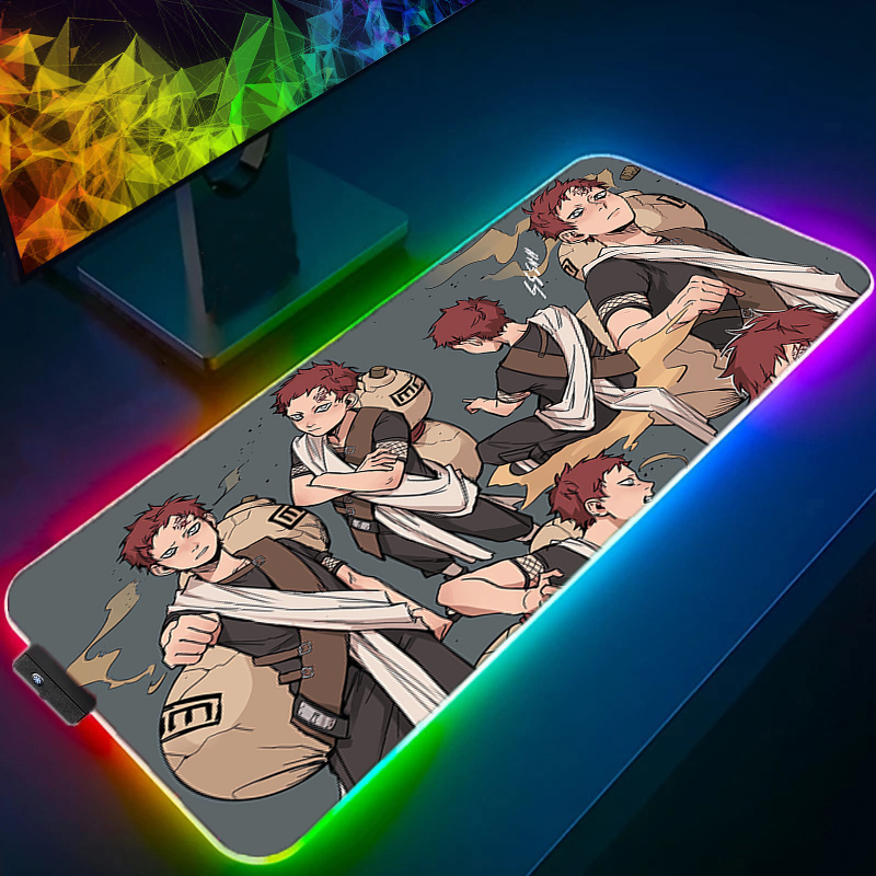 RGB Large E-sports Mouse Pad d - Pc Gaming Naruto ulasan dan harga
