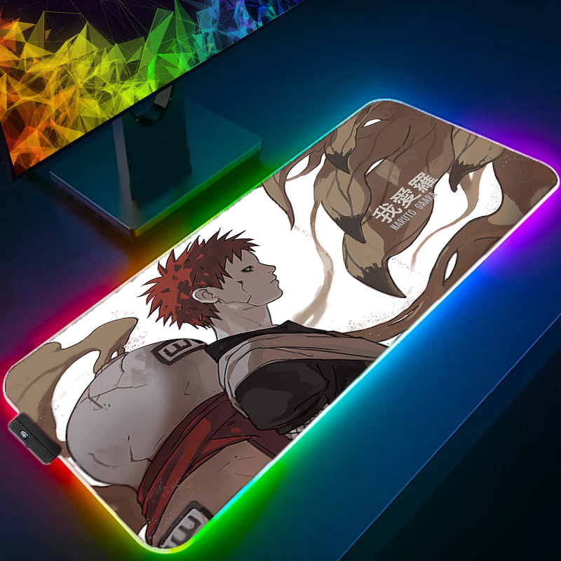 RGB Large E-sports Mouse Pad d - Pc Gaming Naruto ulasan dan harga