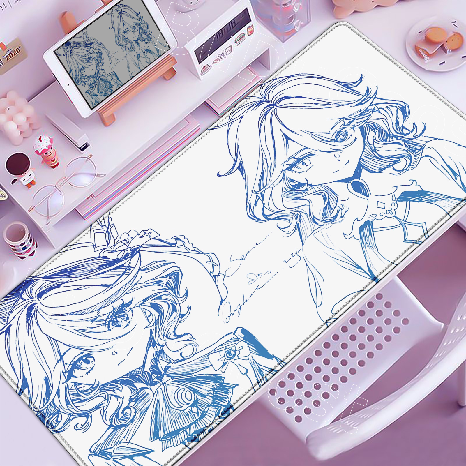 Line Drawing Genshin Impact Fu - Pc Gaming Drawing ulasan dan harga