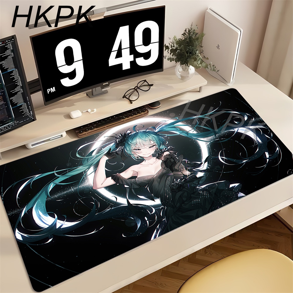 Large Gaming Kawaii Girl Mouse - Pc Gaming Hatsune Miku ulasan dan harga