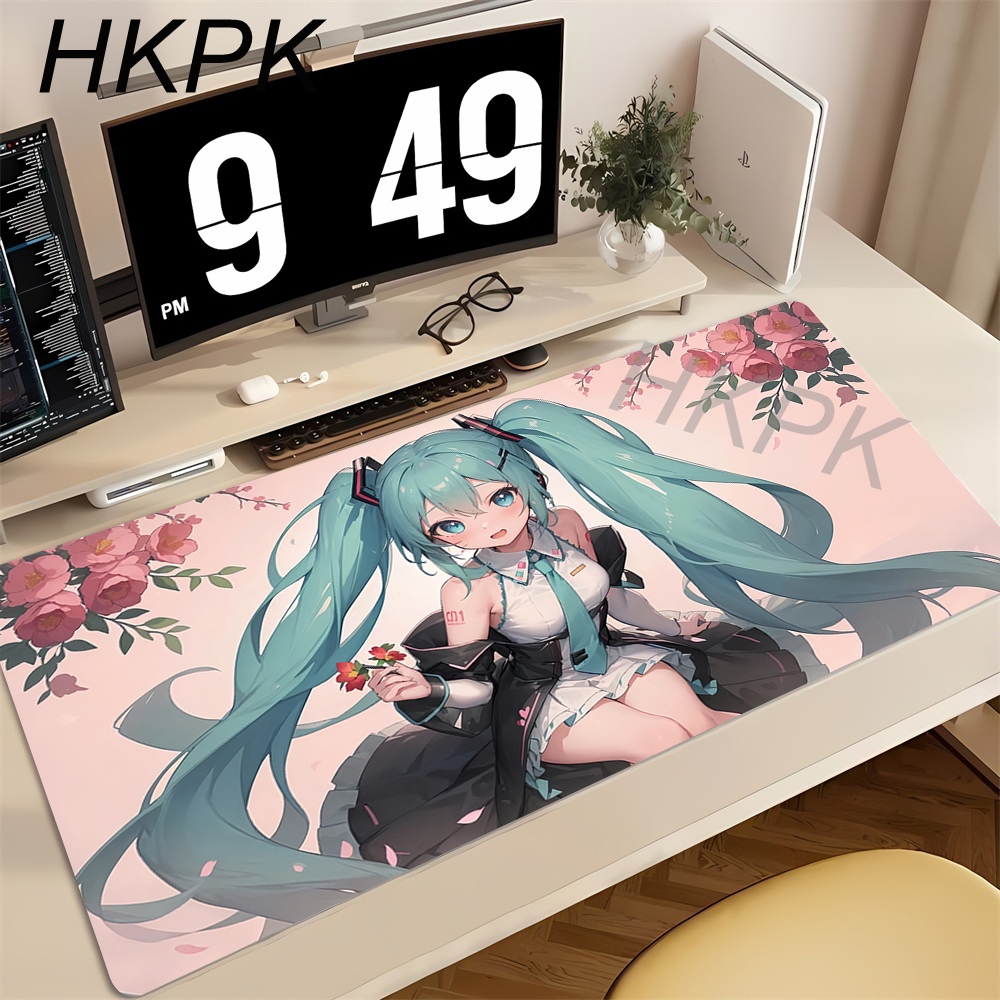 Large Gaming Kawaii Girl Mouse - Pc Gaming Hatsune Miku ulasan dan harga