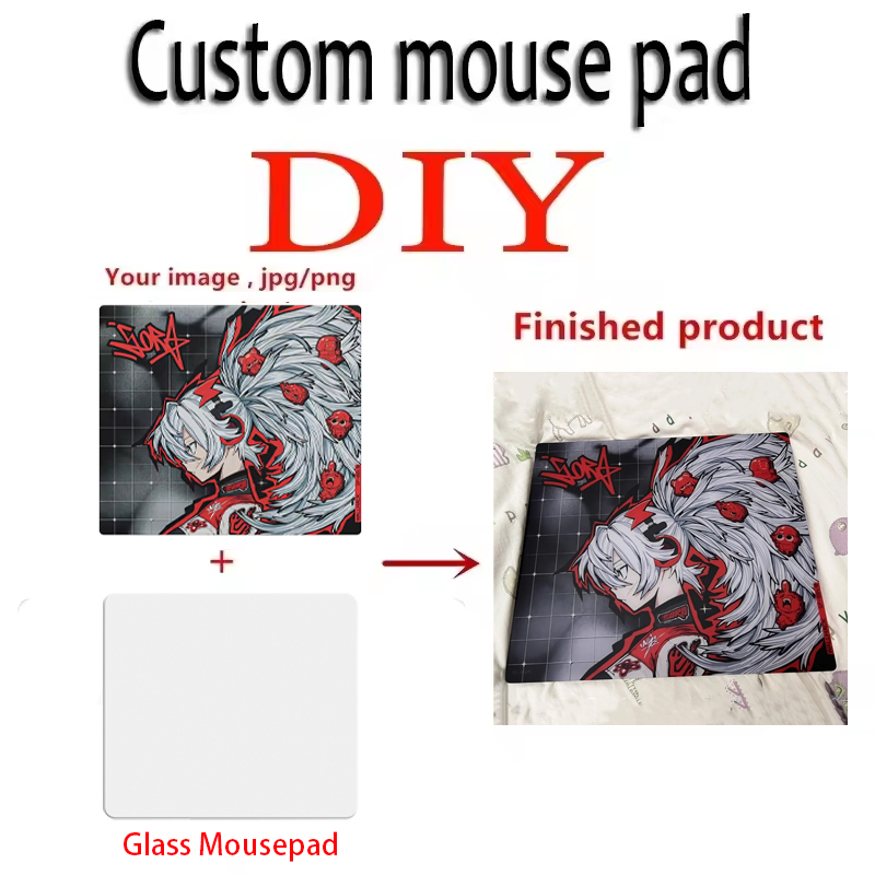 Customized Glass Mouse Pad DIY - Fps Gaming Mouse ulasan dan harga