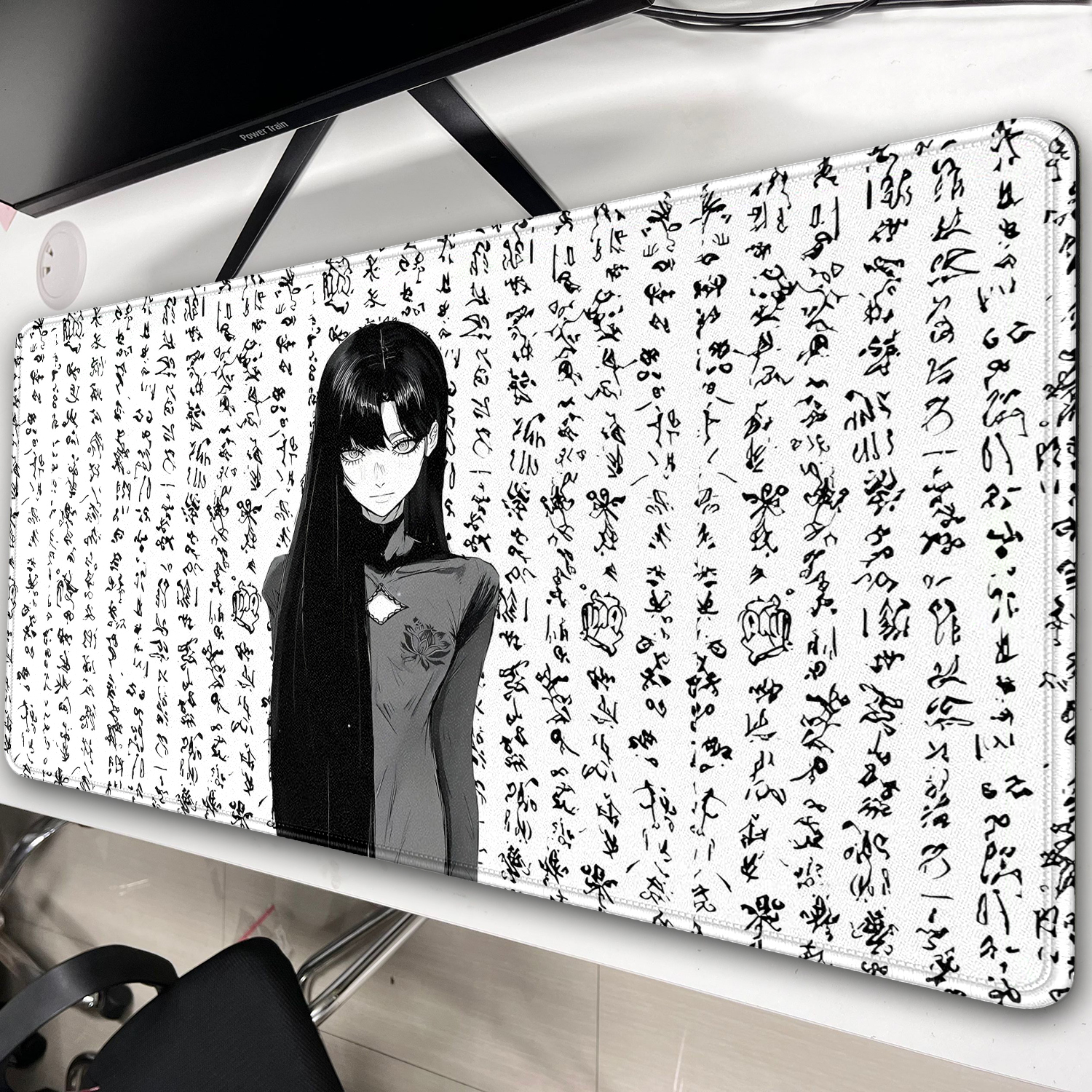 Anime Girl Mouse Pad Large Bla - Pc Gaming Drawing ulasan dan harga