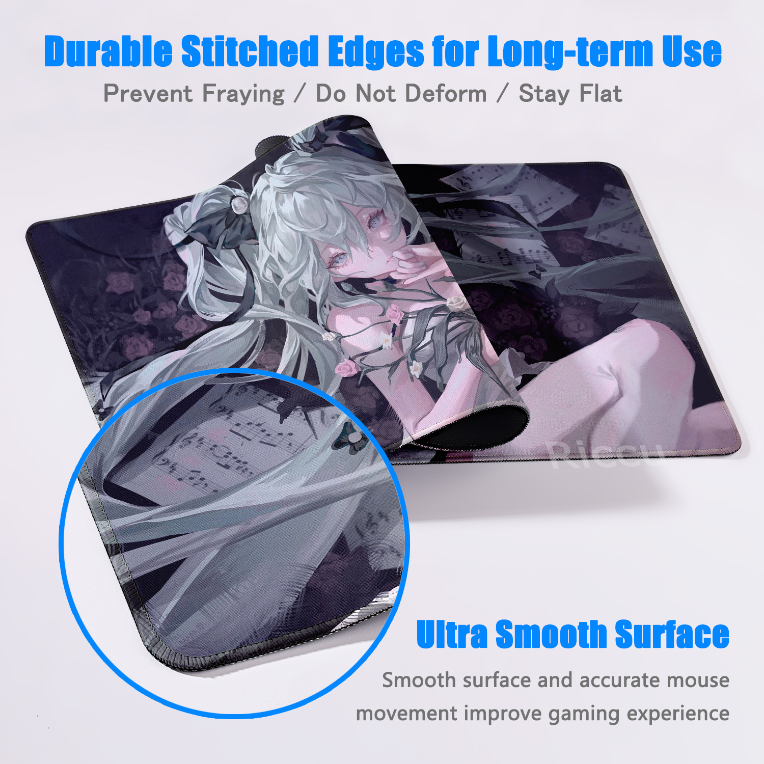 Large Gaming Mouse Pad Hatsune - Pc Gaming Hatsune Miku ulasan dan harga