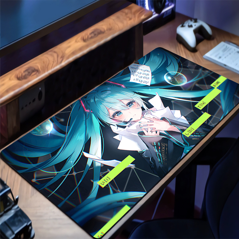 Mousepad Rubber Mouse Pad Gami - Pc Gaming Hatsune Miku ulasan dan harga