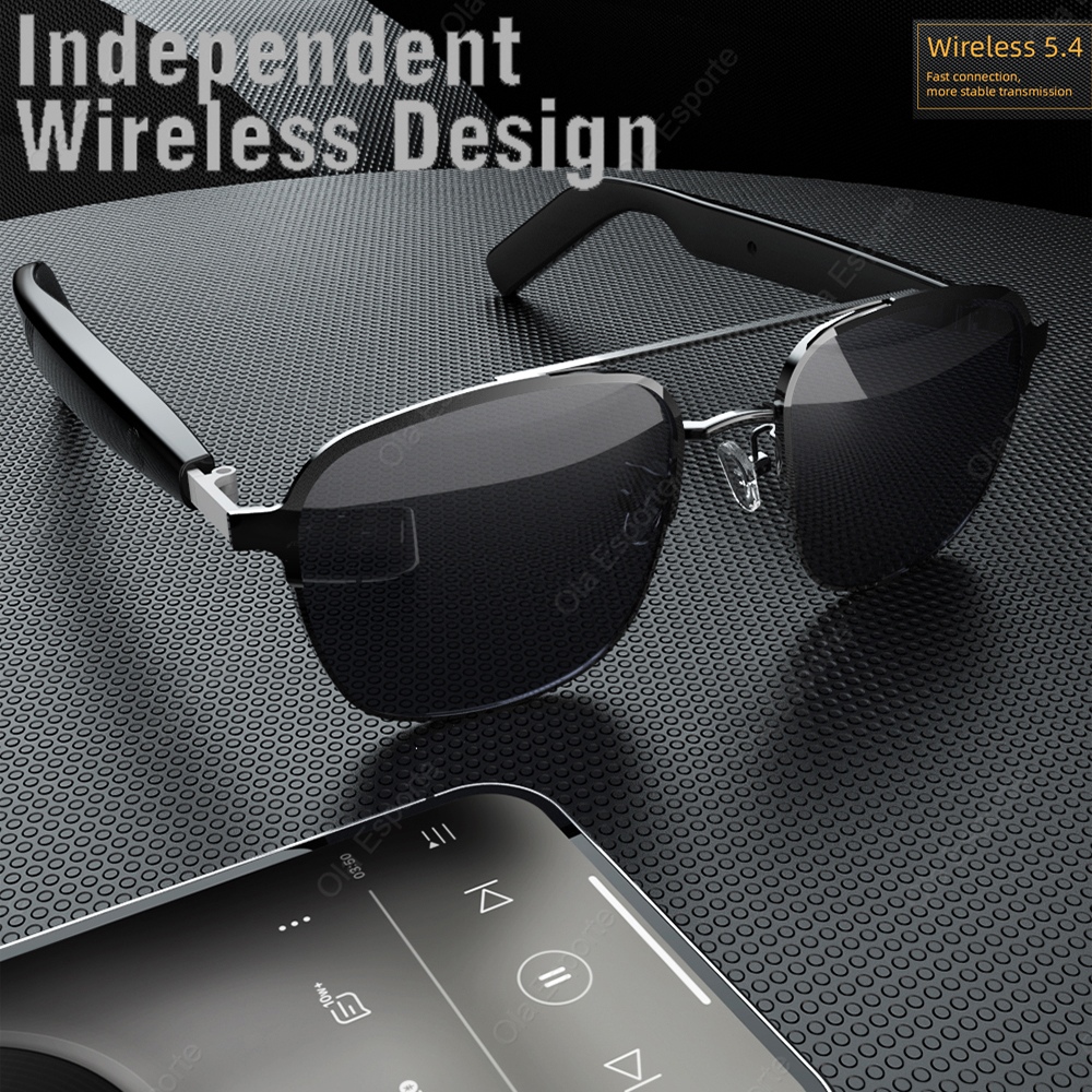 Smart Audio Glasses Air conduc - Gaming Headset ulasan dan harga