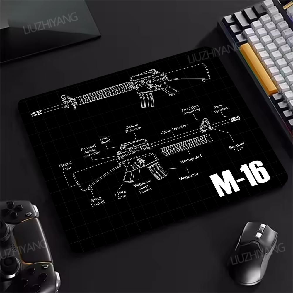 Assault Rifle Drawing Mouse Pa - Pc Gaming Drawing ulasan dan harga