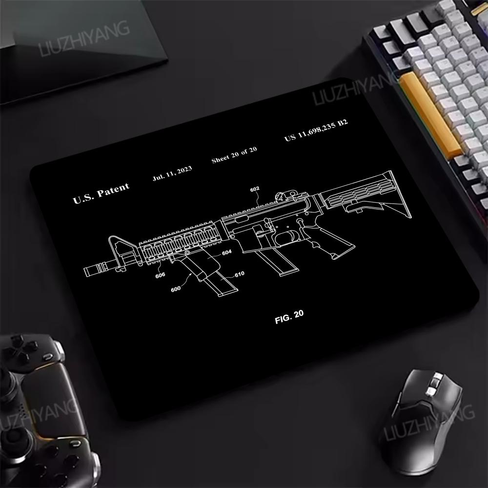 Assault Rifle Drawing Mouse Pa - Pc Gaming Drawing ulasan dan harga