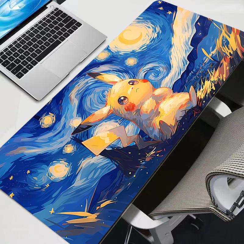 Mouse Pad Large P-Pikachu Rubb - Pc Gaming Used ulasan dan harga