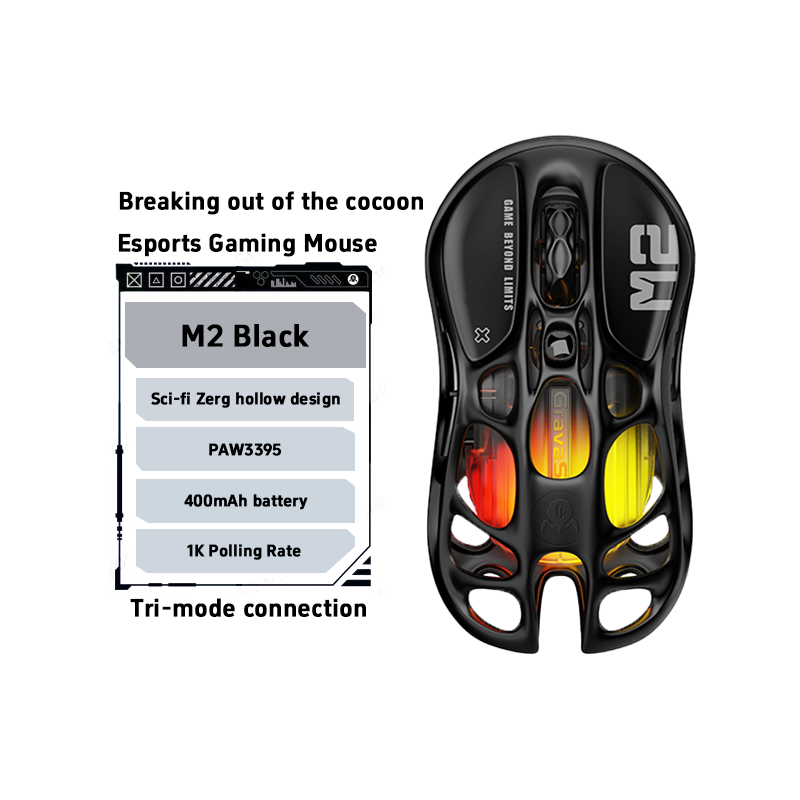 GravaStar M1 M2 Gaming Mouse M - Pc Gaming Custom ulasan dan harga