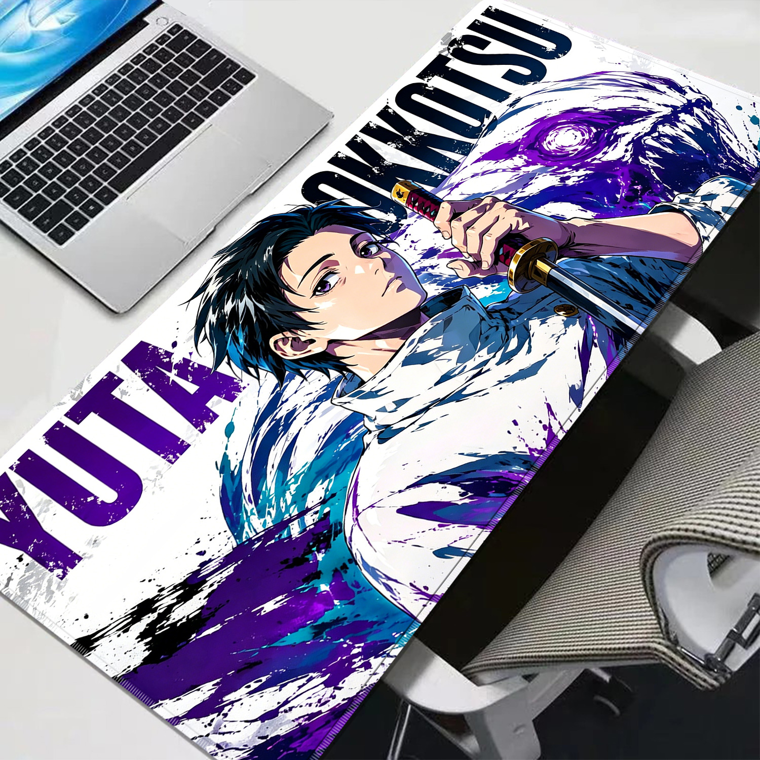 HD Anime Purple Mouse Pads Yut - Pc Gaming Used ulasan dan harga