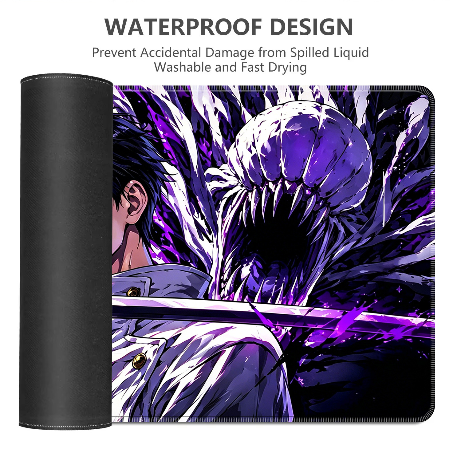 HD Anime Purple Mouse Pads Yut - Pc Gaming Used ulasan dan harga
