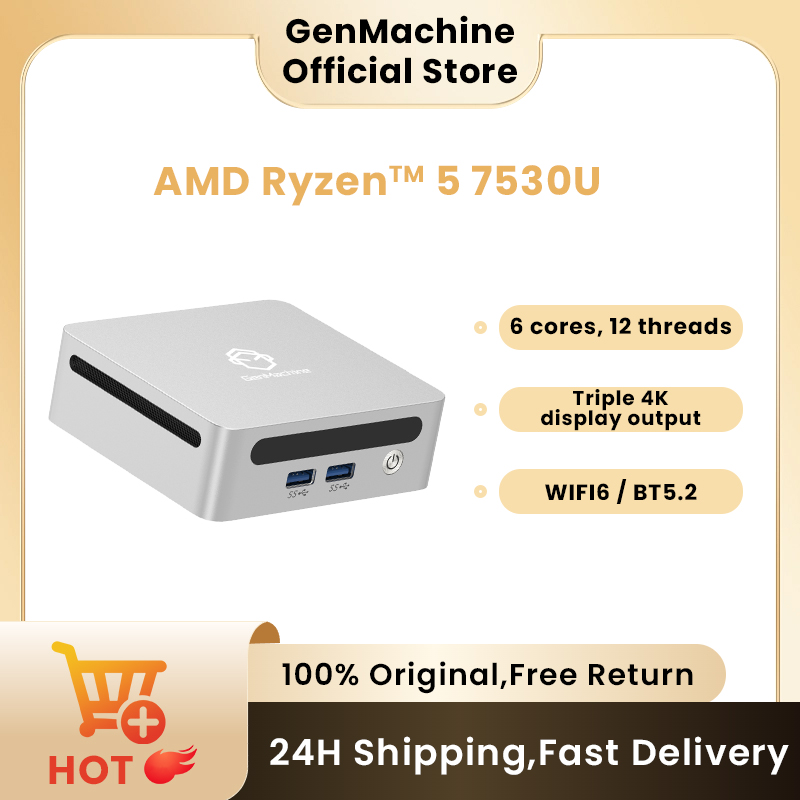 2025 GenMachine Mini PC R5 753 - Pc Gaming Ddr4 ulasan dan harga