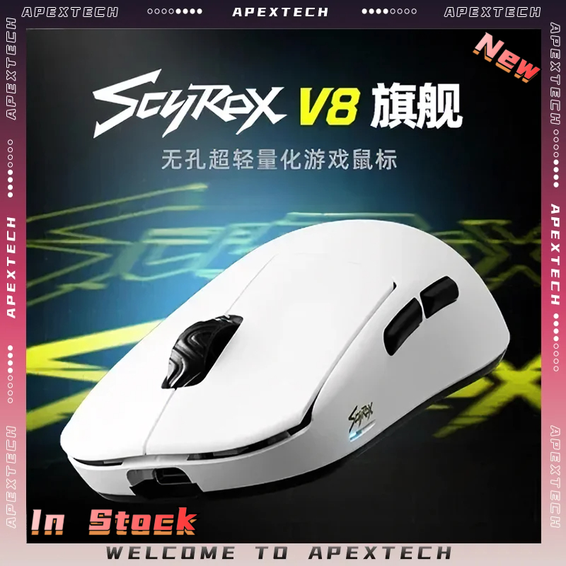 Scyrox V8 36g Ultra-Light Wire - Fps Gaming Mouse ulasan dan harga