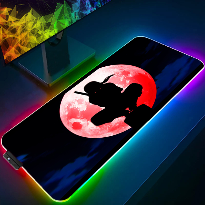 RGB Large Mouse Pad Backlight  - Pc Gaming Naruto ulasan dan harga