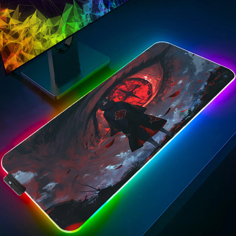 RGB Large Mouse Pad Backlight  - Pc Gaming Naruto ulasan dan harga
