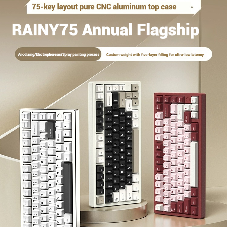 Wireless Bluetooth RAINY75 Cus - Pc Gaming Custom ulasan dan harga