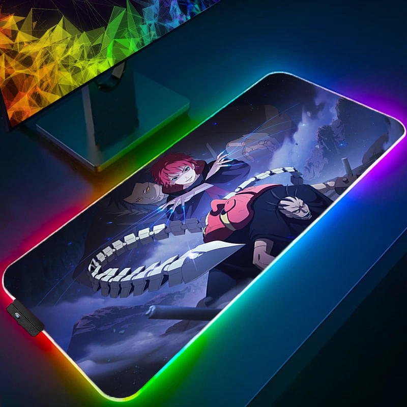 RGB Large Gaming Mouse Pad Nar - Pc Gaming Naruto ulasan dan harga