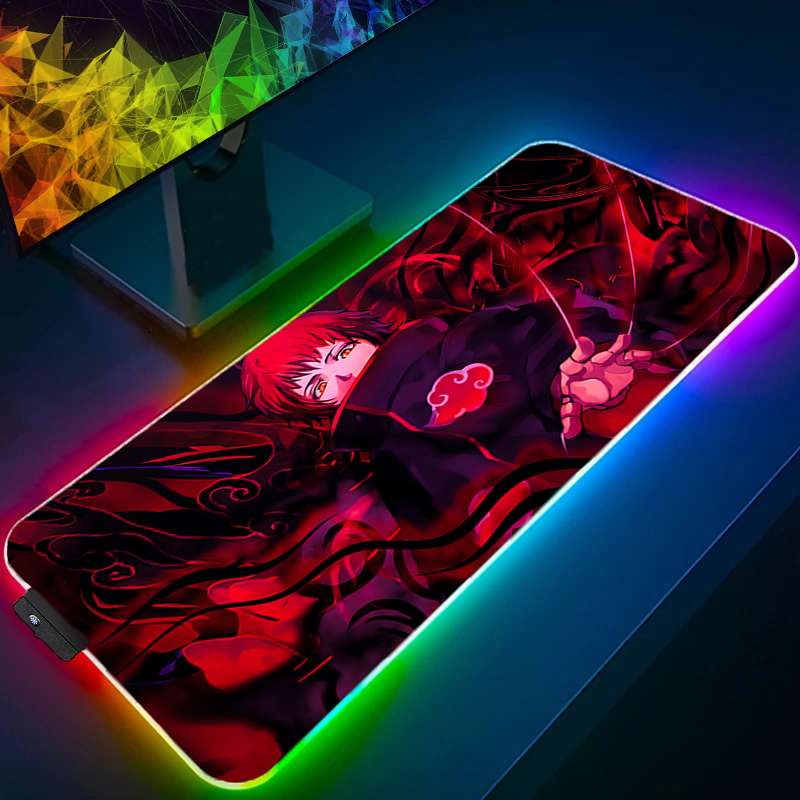 RGB Large Gaming Mouse Pad Nar - Pc Gaming Naruto ulasan dan harga