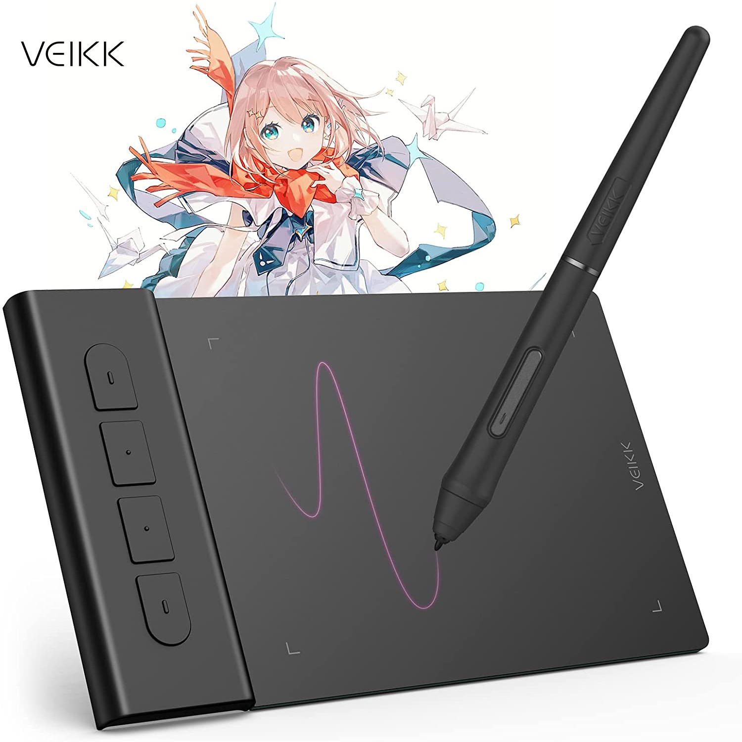 VEIKK VK430 Graphic Drawing Ta - Pc Gaming Drawing ulasan dan harga