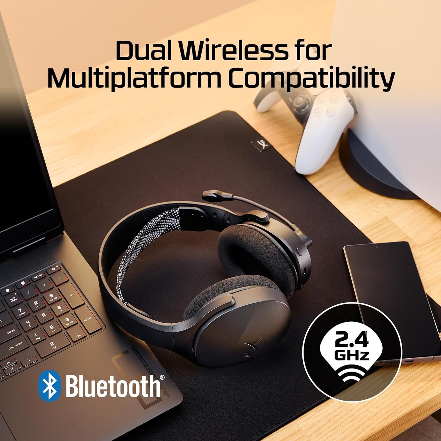 Dual Wireless Gaming Headset:  - Pc Gaming New ulasan dan harga