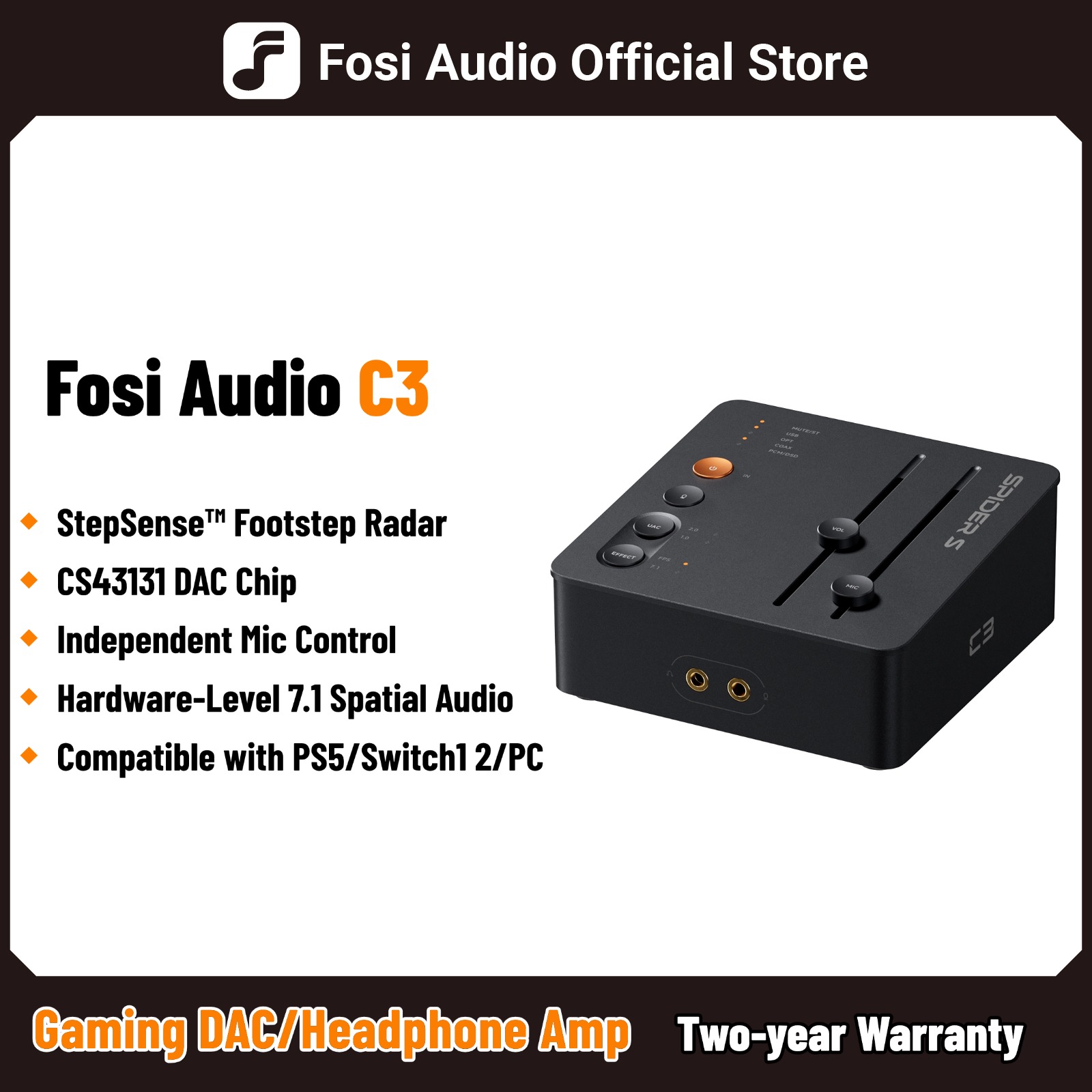 Fosi Audio C3 External Gaming  - Pc Gaming Used ulasan dan harga