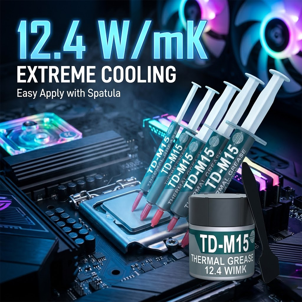 12.4W/mK High Thermal Conducti - Pc Gaming Cpu ulasan dan harga