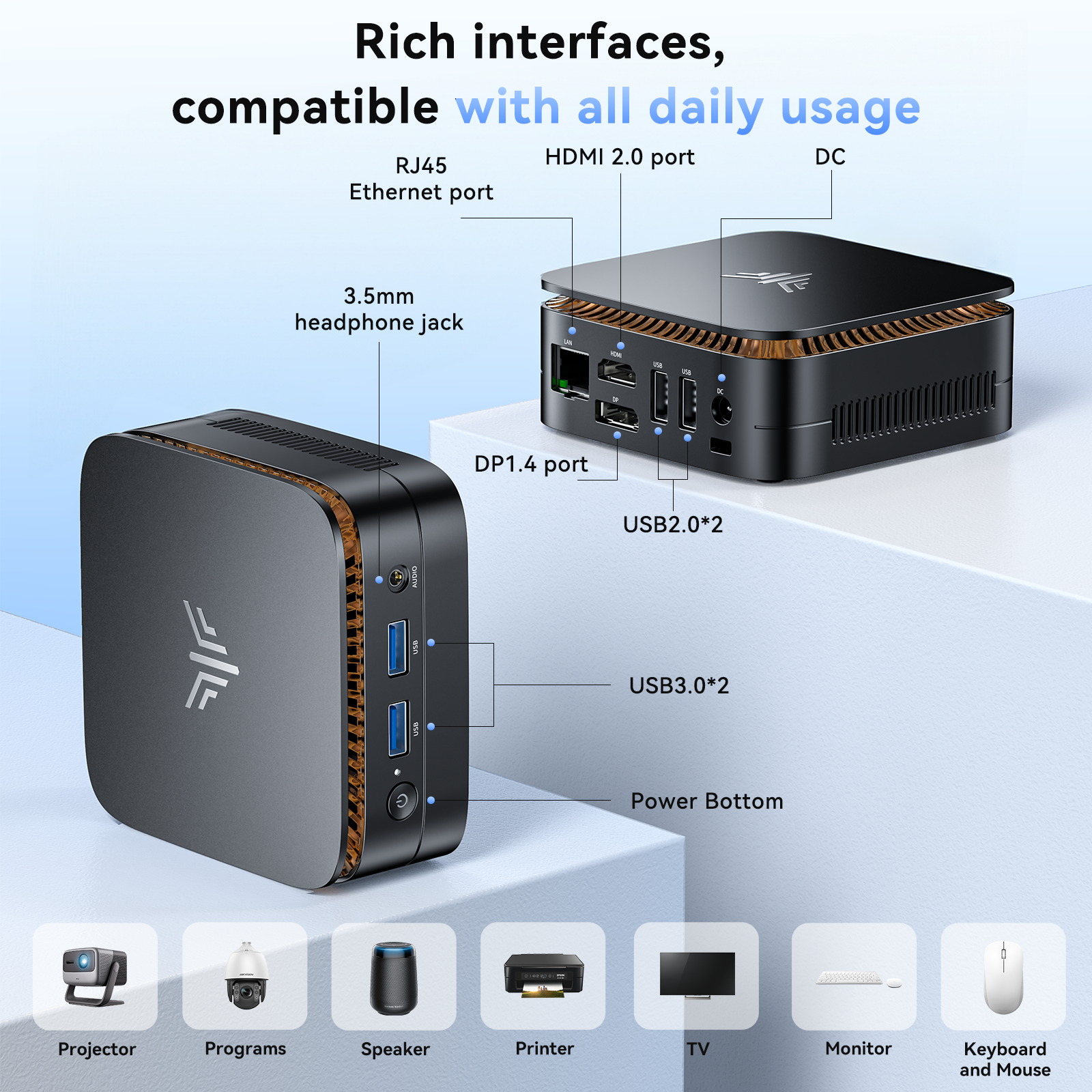 ACEMAGIC Mini PC AMD Ryzen R3  - Pc Gaming Ddr4 ulasan dan harga