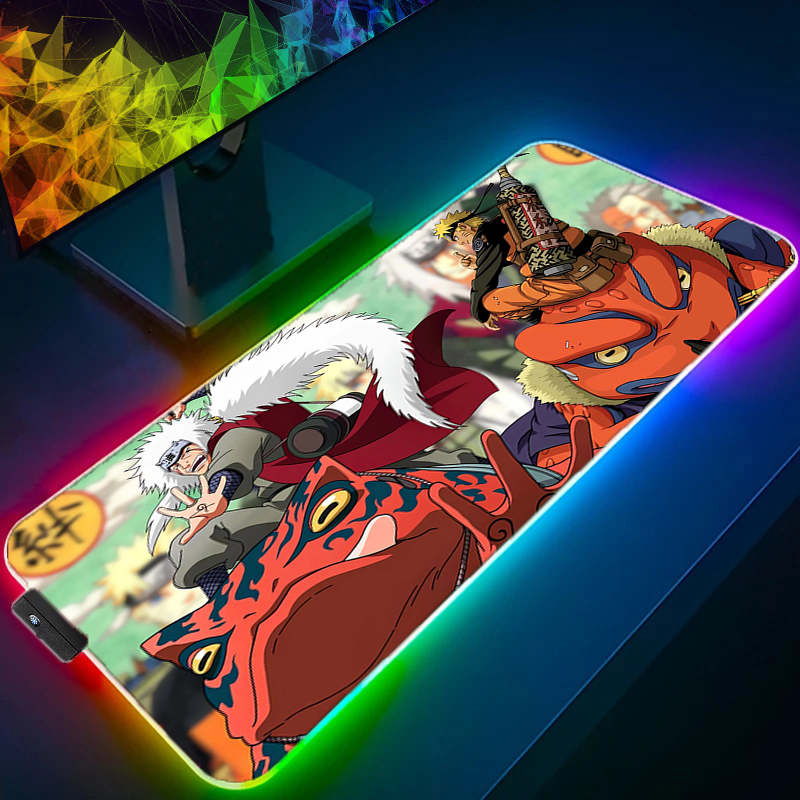 RGB Large E-sports Mouse Pad S - Pc Gaming Naruto ulasan dan harga