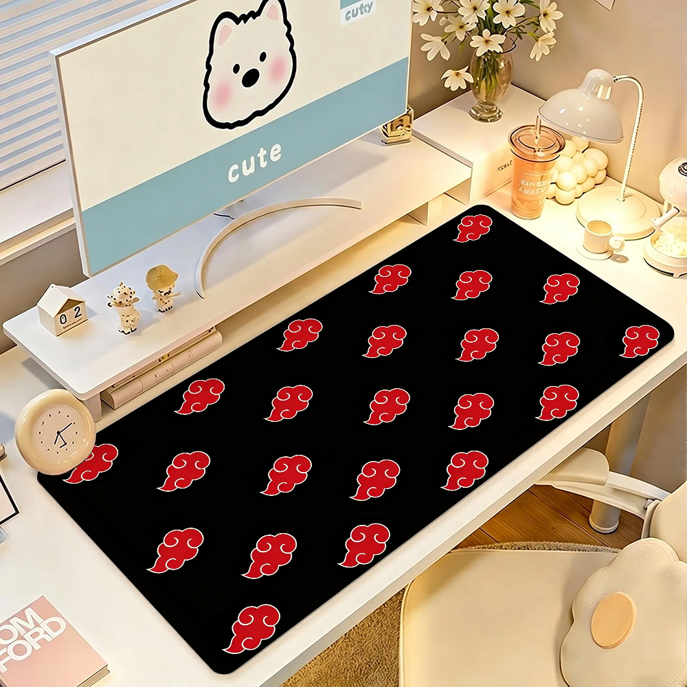 A-Akatsuki Red Cloud Mouse Pad - Pc Gaming Naruto ulasan dan harga