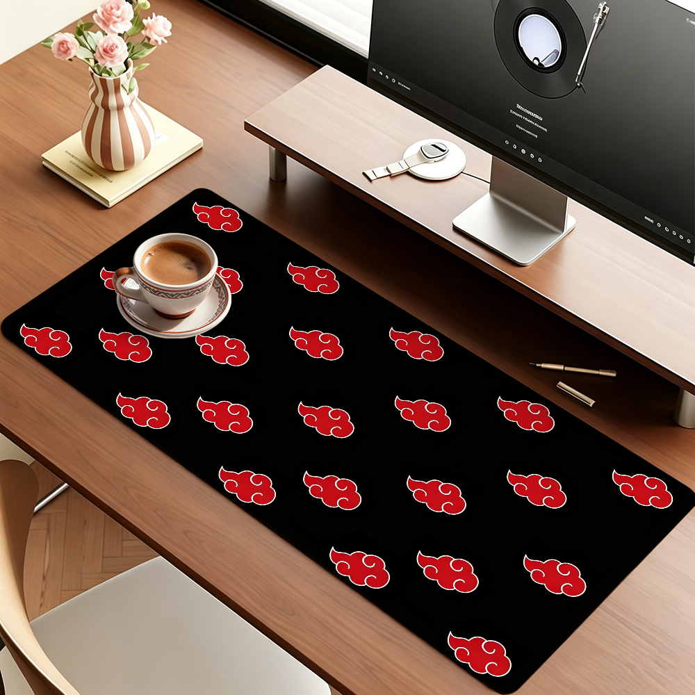 A-Akatsuki Red Cloud Mouse Pad - Pc Gaming Naruto ulasan dan harga