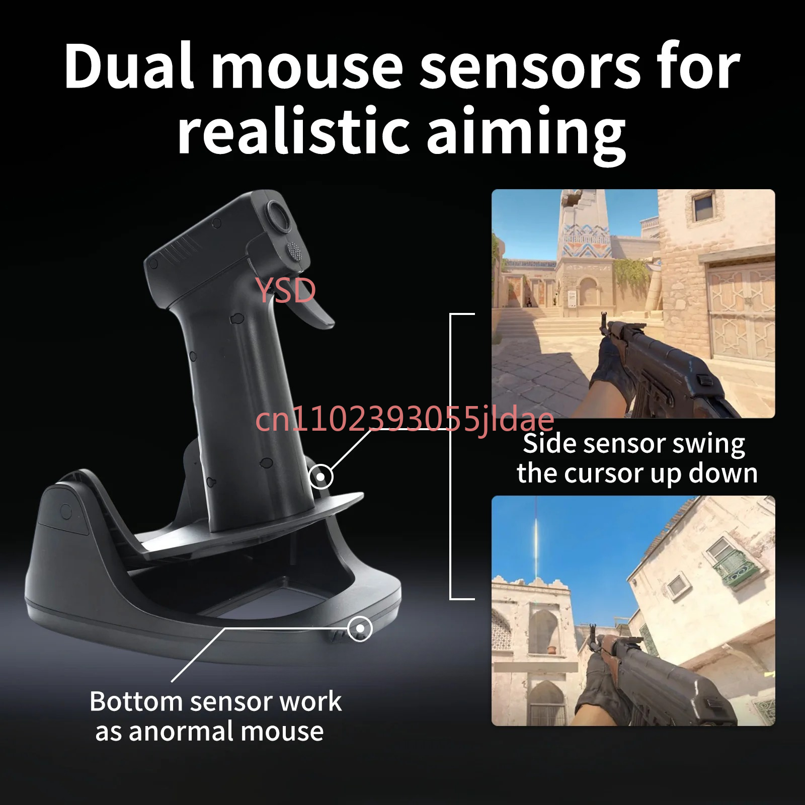 Mouse L25A Gun Mouse OrionTime - Fps Gaming Mouse ulasan dan harga