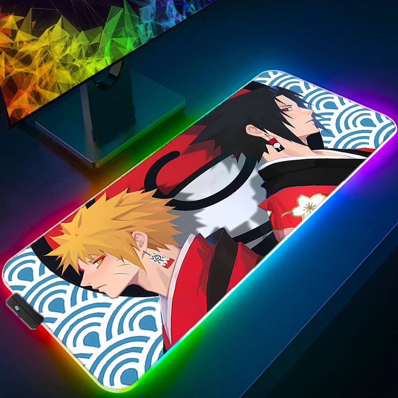 LED Mouse Pad durable anime Ga - Pc Gaming Naruto ulasan dan harga
